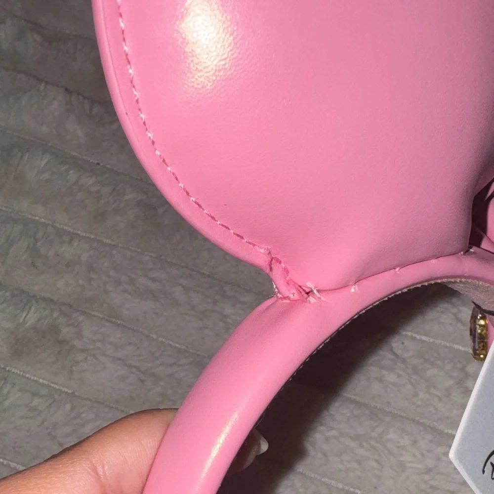 Baublebar Sparkling Pink Crystal Mouse Ears Headband - Picture 3 of 4